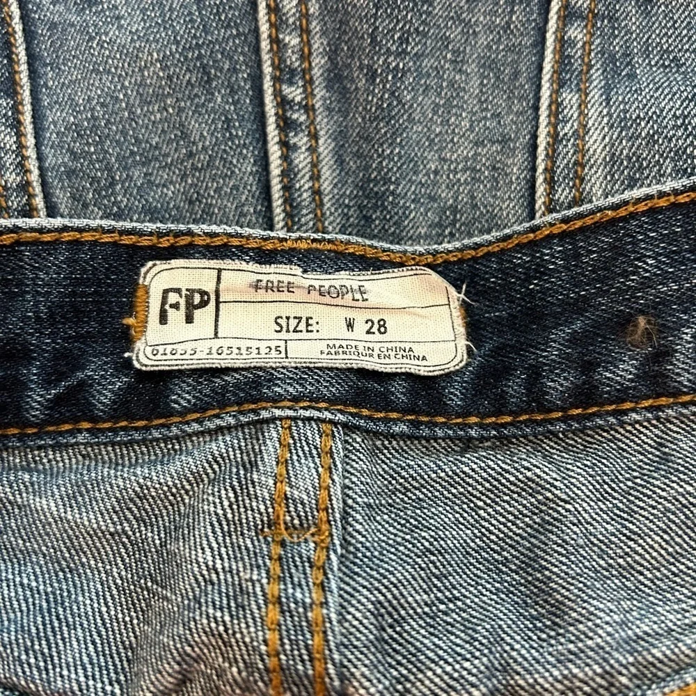 Free People micro denim shorts